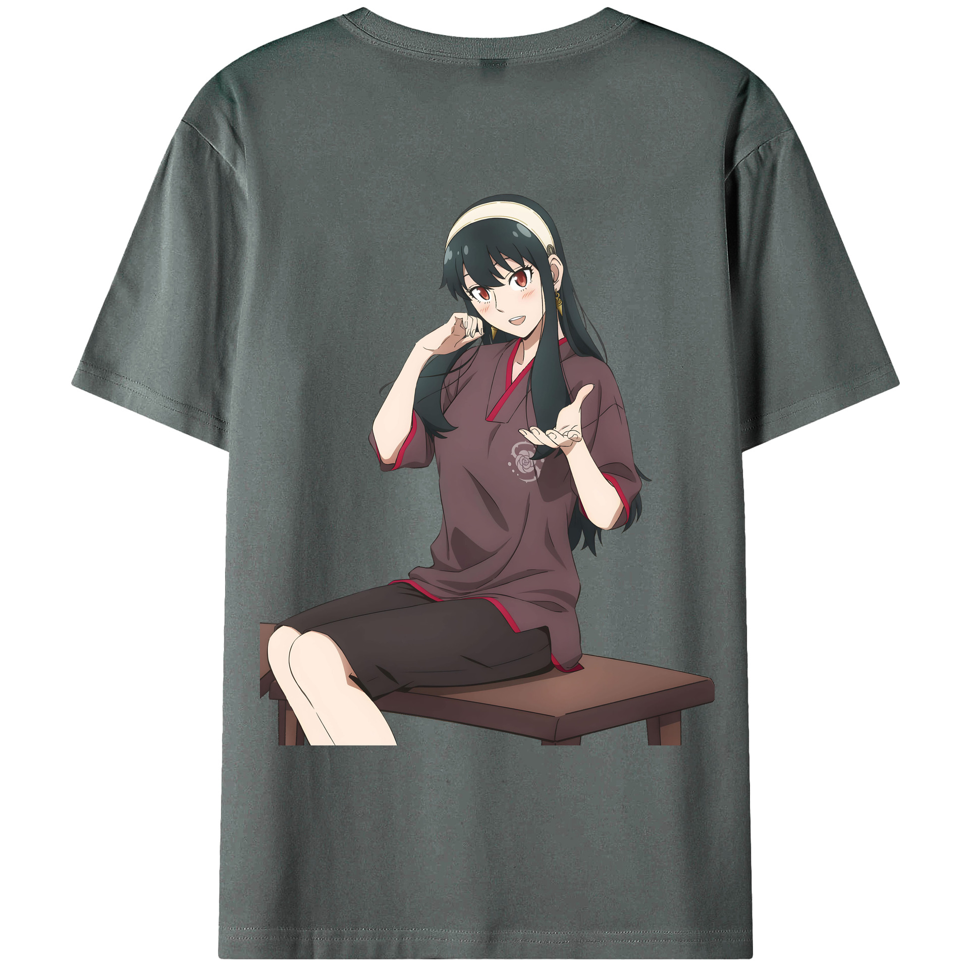 （画像用） SPY×FAMILY间谍家家酒 綿100％ メンズ半袖Tシャツ（バックプリント） 通気性